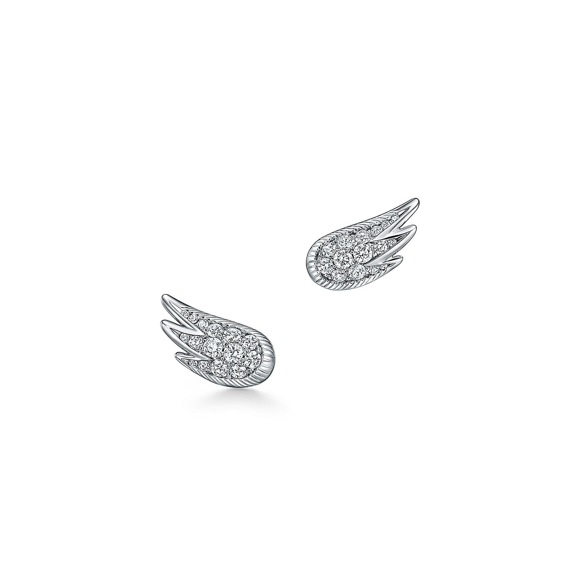 TIFFANY FULLY DIAMOND STUD EARRINGS